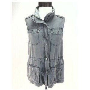 MAX JEANS 100% Tencel Vest Gray